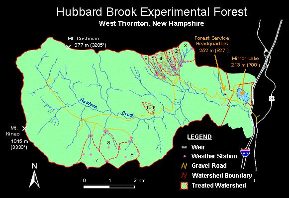 Hubbard Brook map